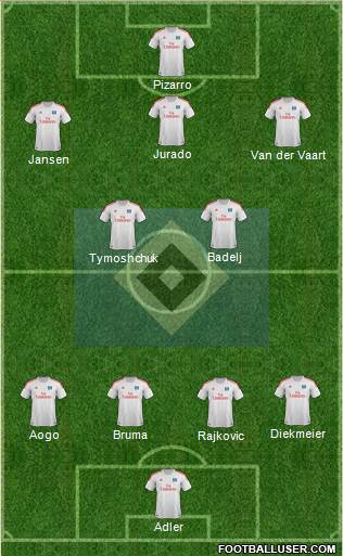 Hamburger SV Formation 2013