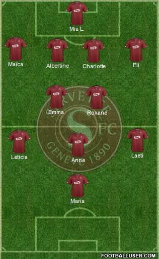 Servette de Genève Football Formation 2013