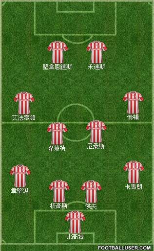 Stoke City Formation 2013