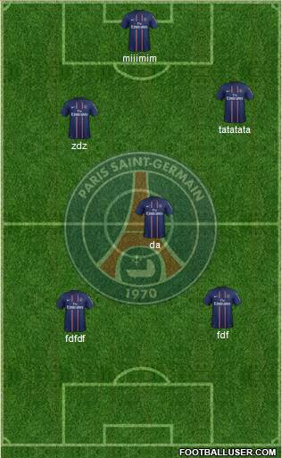 Paris Saint-Germain Formation 2013