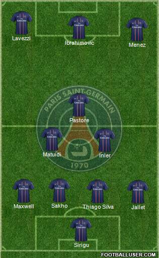 Paris Saint-Germain Formation 2013