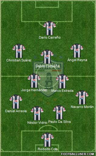 Club Deportivo Pachuca Formation 2013