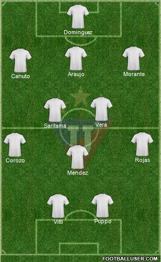 LDU de Quito Formation 2013