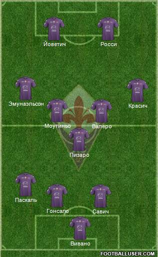 Fiorentina Formation 2013