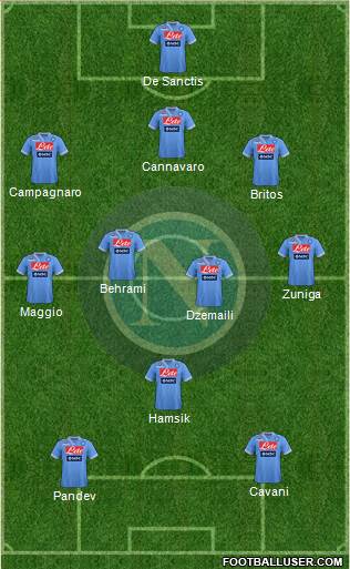 Napoli Formation 2013