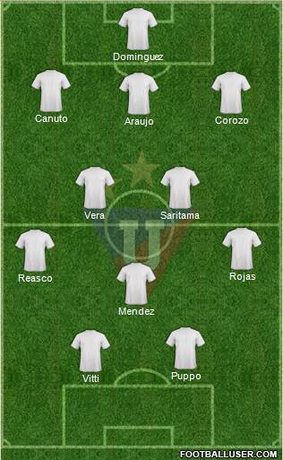 LDU de Quito Formation 2013