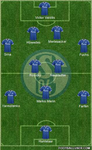 FC Schalke 04 Formation 2013