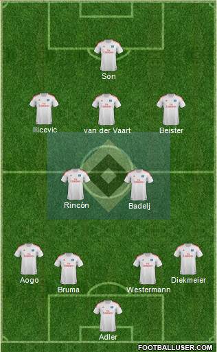 Hamburger SV Formation 2013