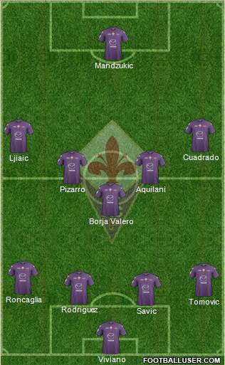 Fiorentina Formation 2013