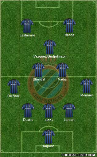 Club Brugge KV Formation 2013