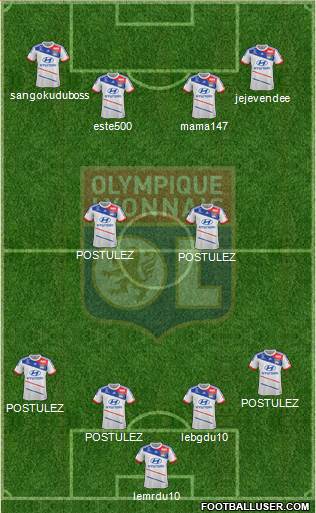 Olympique Lyonnais Formation 2013