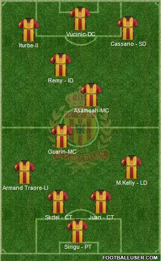 Yellow Red KV Mechelen Formation 2013