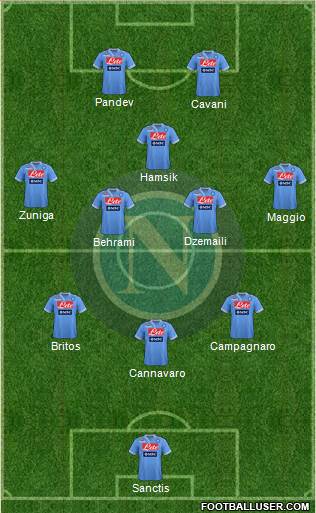 Napoli Formation 2013