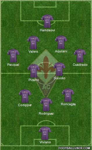 Fiorentina Formation 2013