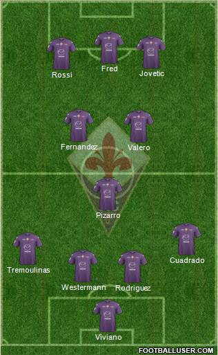 Fiorentina Formation 2013