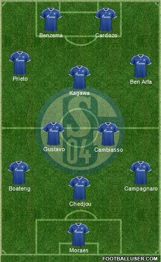 FC Schalke 04 Formation 2013