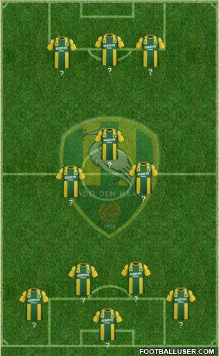 ADO Den Haag Formation 2013