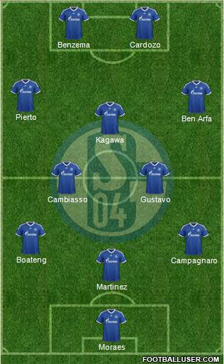 FC Schalke 04 Formation 2013