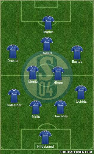 FC Schalke 04 Formation 2013