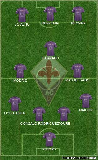 Fiorentina Formation 2013