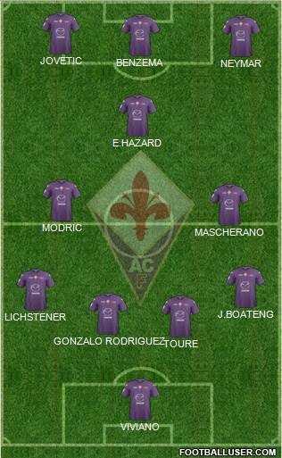 Fiorentina Formation 2013