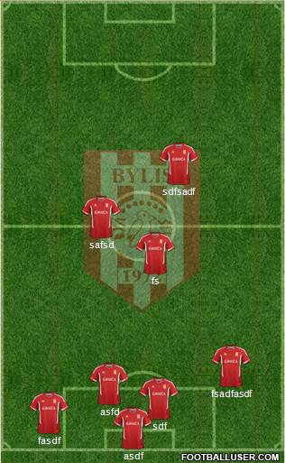 KS Bylis Ballsh 3-5-1-1 football formation