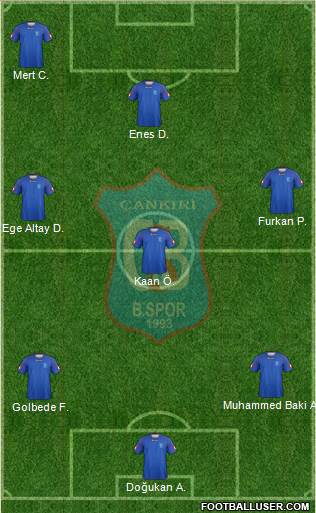 Çankiri Belediyespor Formation 2013