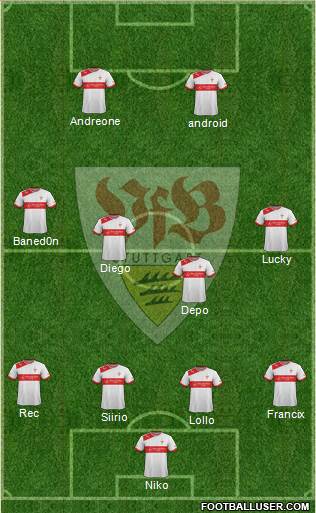 VfB Stuttgart Formation 2013