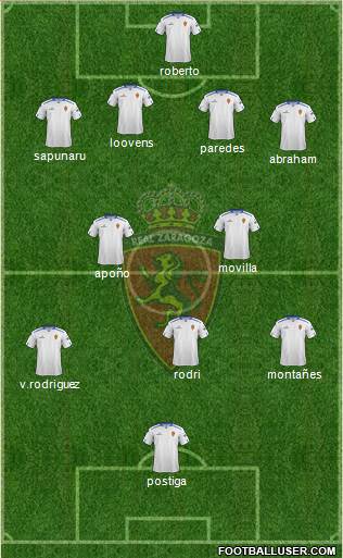 R. Zaragoza S.A.D. Formation 2013