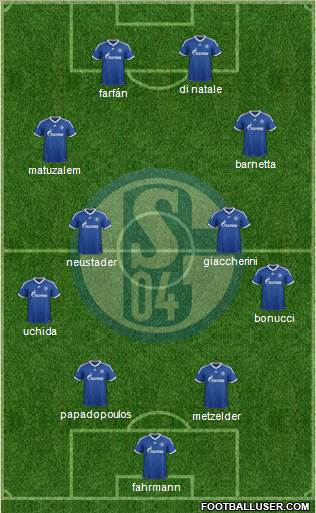 FC Schalke 04 Formation 2013