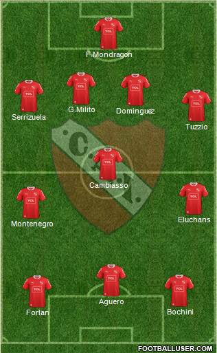 Independiente Formation 2013
