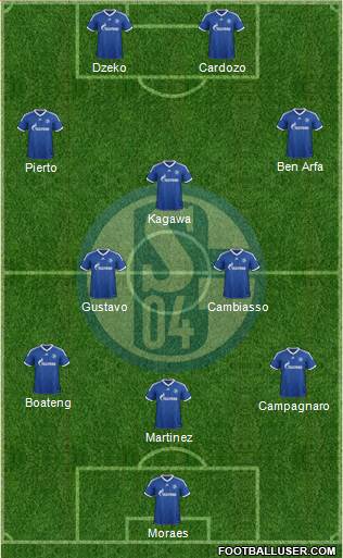FC Schalke 04 Formation 2013