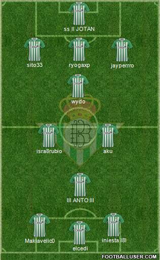 Real Betis B., S.A.D. Formation 2013