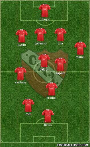 Independiente Formation 2013