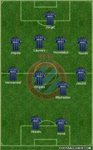 Club Brugge KV Formation 2013