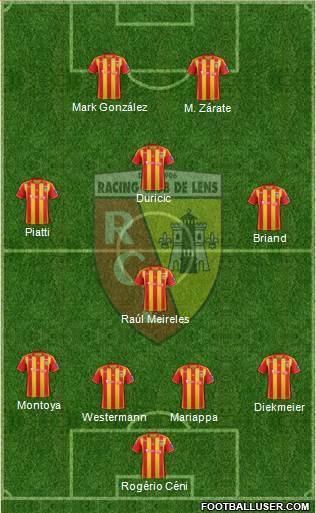 Racing Club de Lens Formation 2013