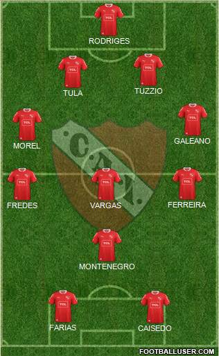 Independiente Formation 2013