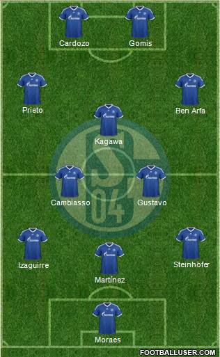 FC Schalke 04 Formation 2013