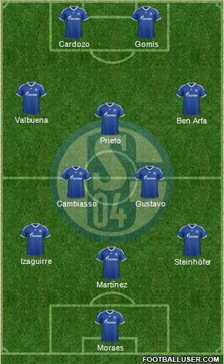 FC Schalke 04 Formation 2013