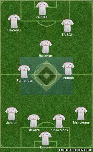 Hamburger SV Formation 2013
