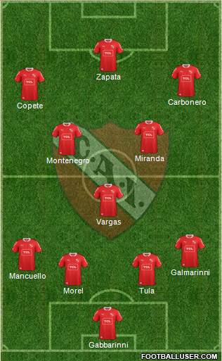 Independiente Formation 2013