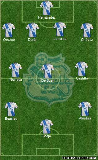 Club Puebla de la Franja Formation 2013