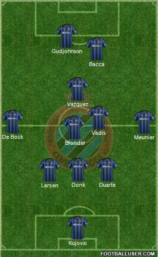 Club Brugge KV Formation 2013