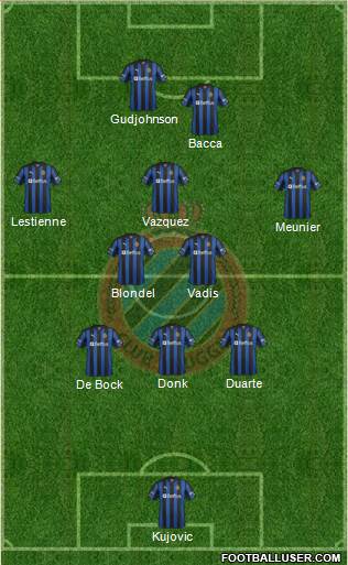 Club Brugge KV Formation 2013