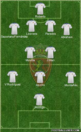 R. Zaragoza S.A.D. Formation 2013