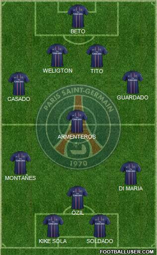Paris Saint-Germain Formation 2013