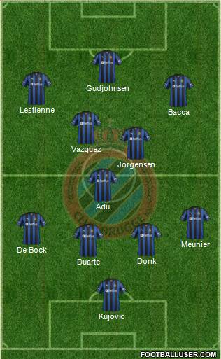 Club Brugge KV Formation 2013