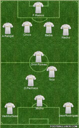 Swansea City Formation 2013