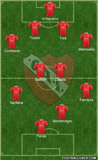 Independiente Formation 2013