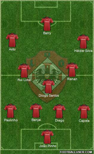 União Desportiva Oliveirense Formation 2013